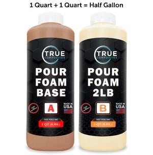 Liquid Urethane Pour Foam - 4 Lb Density - TRUE COMPOSITES