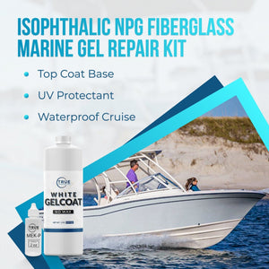 white gelcoat no wax (1 gallon kit)