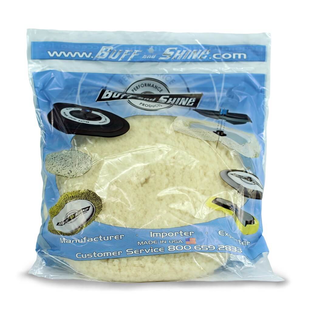 Buff Pad 7.5" Wool 4 Ply Grip