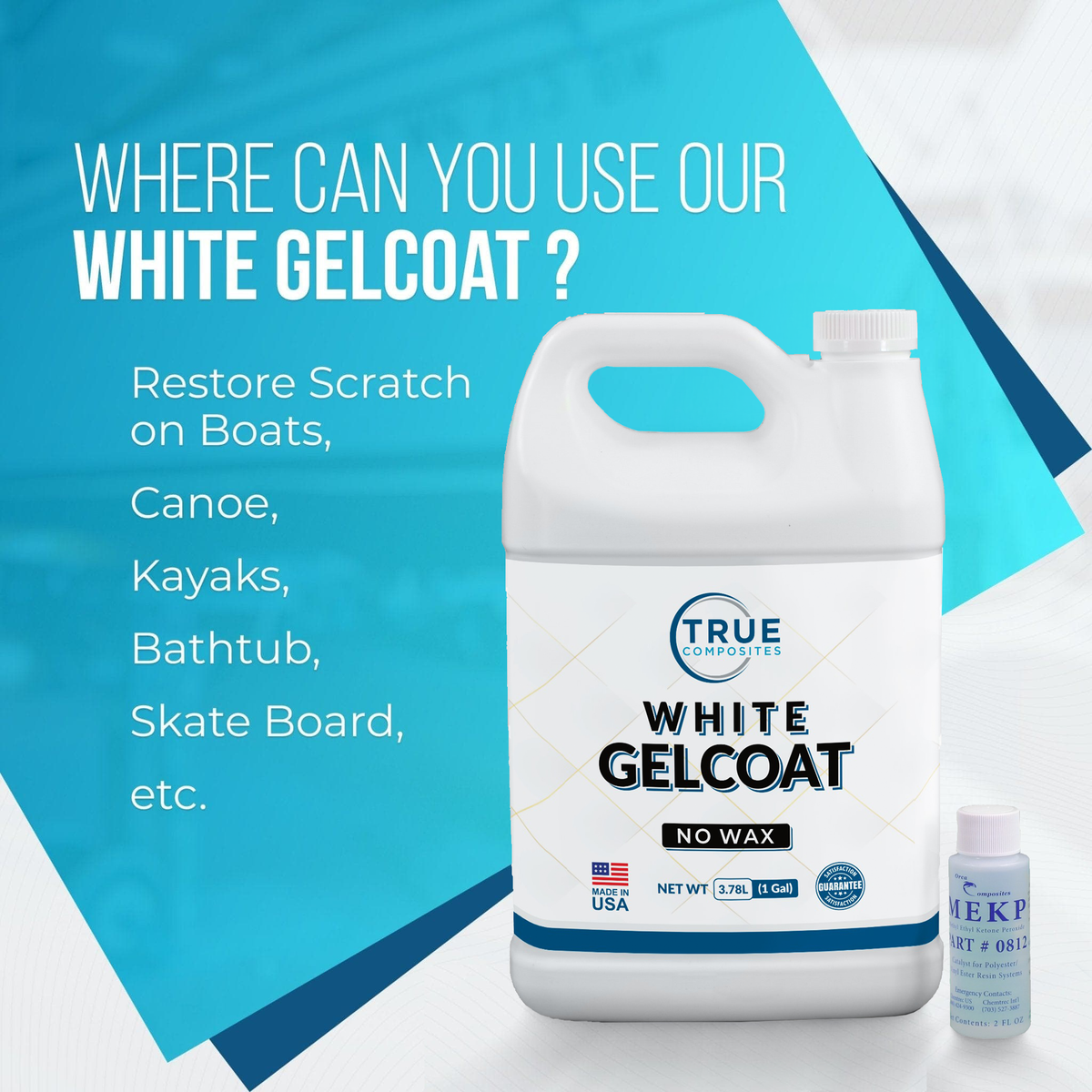 White Gelcoat without Wax