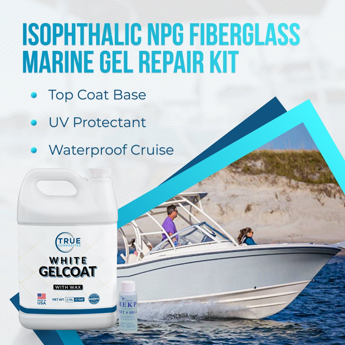 White Gelcoat with Wax