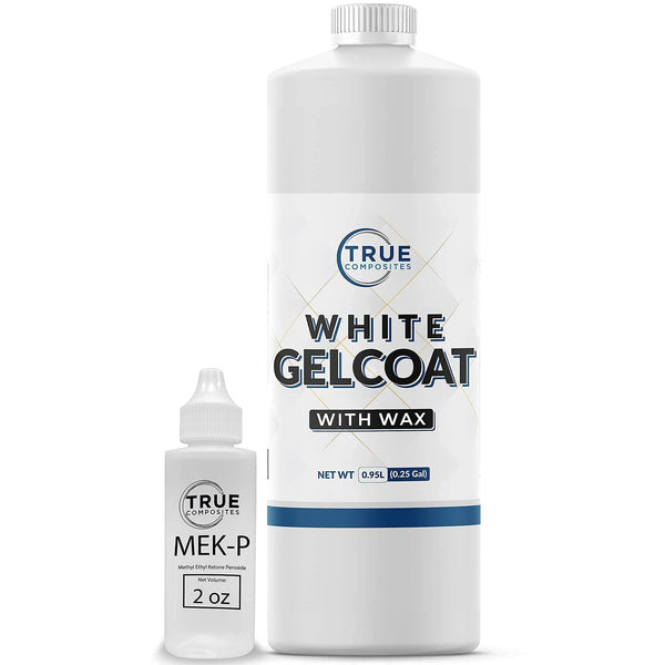 White Gelcoat with Wax - True Composites