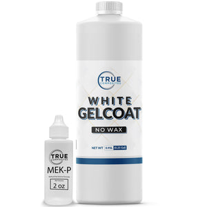 White Gelcoat without Wax - True Composites
