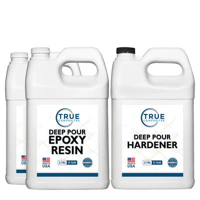 2:1 Deep Pour Epoxy for clear, bubble-free pours in river tables, casting, and encapsulating.