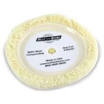 8″ Double-Sided Wool Buff Pad for final polishing, washable, safe for painted surfaces. 