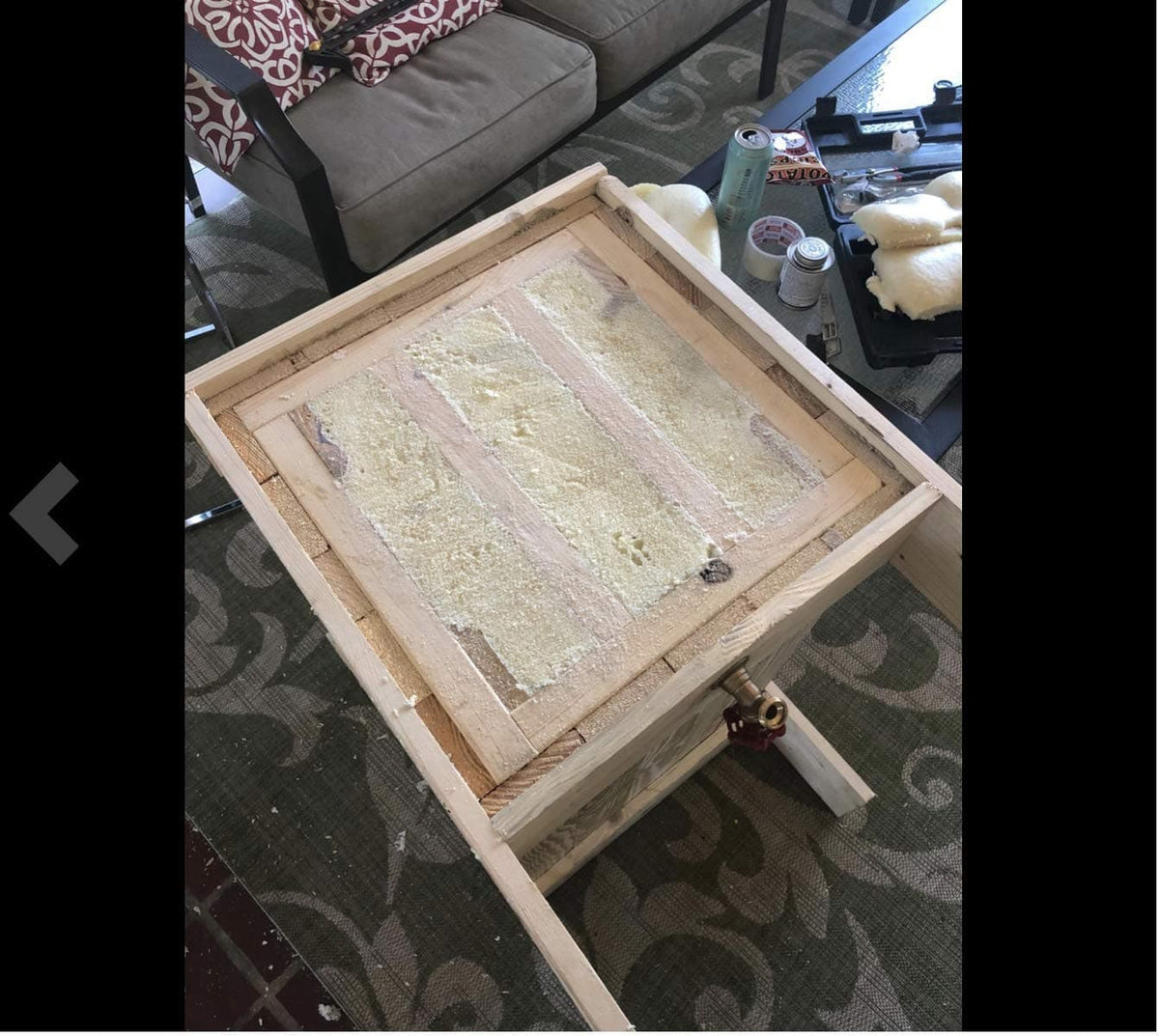 liquid urethane pour foam - 2 lb density - 1 gallon kit