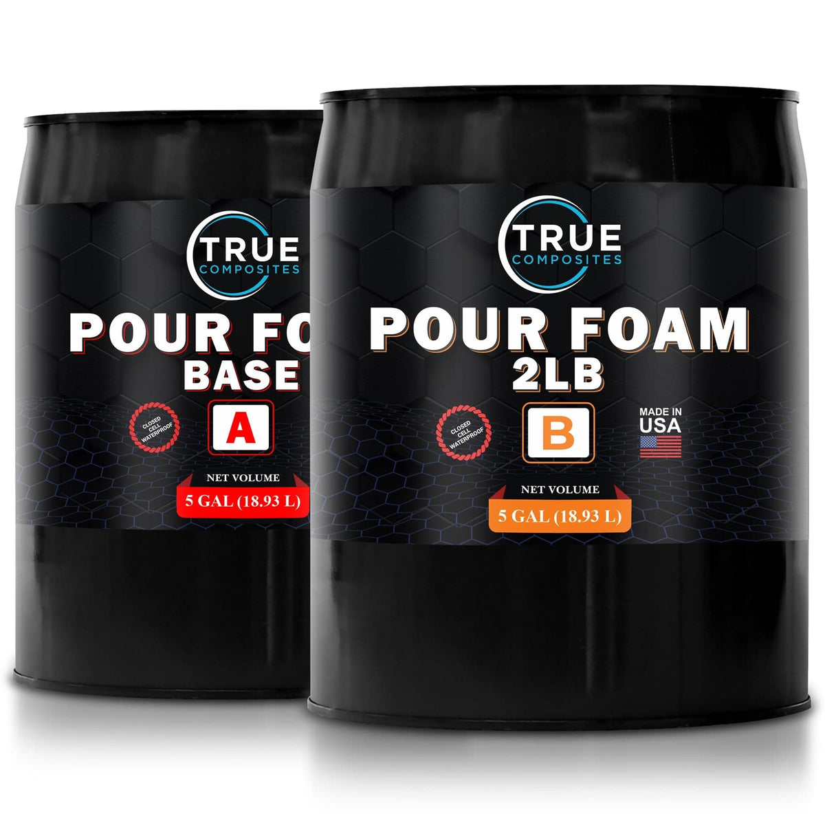 Liquid Urethane Pour Foam - 2 lb Density - TRUE COMPOSITES