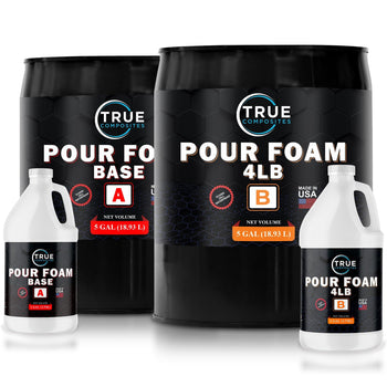Liquid Urethane Pour Foam - 4 Lb Density - TRUE COMPOSITES