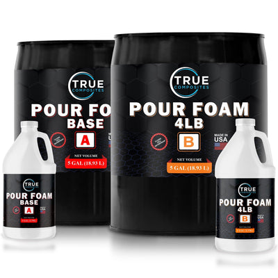 Liquid Urethane Pour Foam - 4 Lb Density - TRUE COMPOSITES